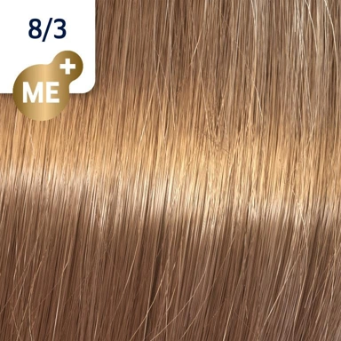 Wella Koleston Perfect Me+ Hajfesték - 8/3 - 60ml - Aranyló Világosszőke főképe